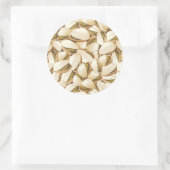 Pistachios Runder Aufkleber (Tasche)