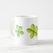 Pistazien-Blüten Kaffeetasse (Vorderseite Links)