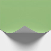 Pistazien-Einfarbig Geschenkpapier (Ecke)
