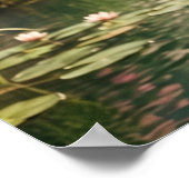 Pistazien-Eisvogel-Kanal Poster (Ecke)