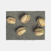 Pistazien Fleecedecke (Vorderseite (Horizontal))
