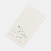 Pistazien-grüne Hochzeit Serviette (Ecke)