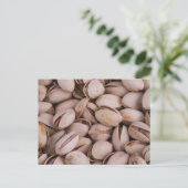 Pistazien Postkarte (Stehend Vorderseite)