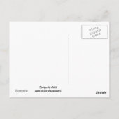 Pistazien Postkarte (Rückseite)