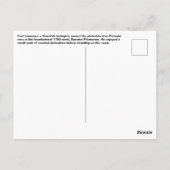 Pistazien-Postkarte Postkarte (Rückseite)