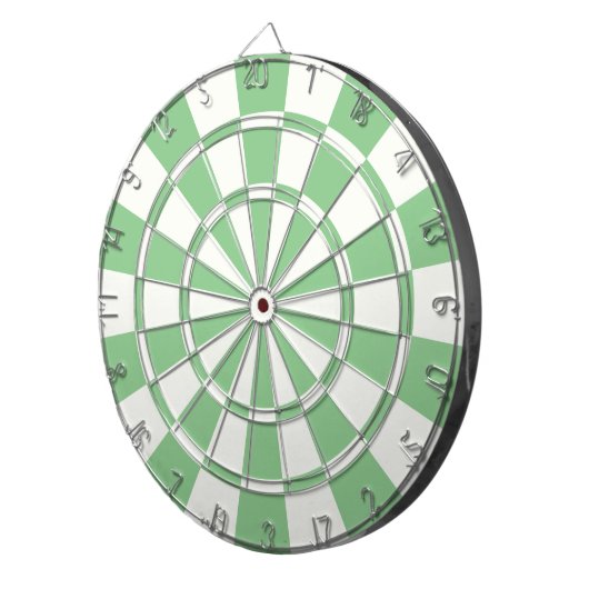 Pistazien und weiß dartscheibe (Vorderseite rechts)