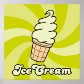 Pistazieneis Poster (Vorne)