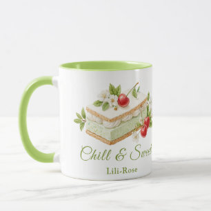 Pistazieneis-Sandwich-Tag Tasse