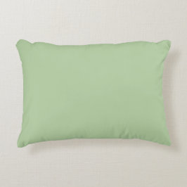 Pistaziengrüne Farbe Schlichte, helle Pastell-Desi Dekokissen