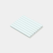 Pistaziengrünes Papier Post-it Klebezettel (angewinkelt)