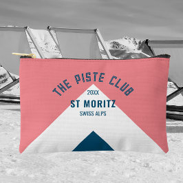 Piste Club Pink Blue Peak Custom Winter Ski Zubehörtasche