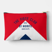 Piste Club Red Navy Custom Winter Ski Zubehörtasche (Rückseite)