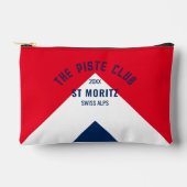Piste Club Red Navy Custom Winter Ski Zubehörtasche (Vorderseite)