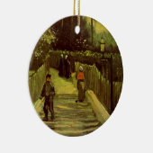 Piste in Montmartre von Vincent van Gogh Keramik Ornament (Rechts)