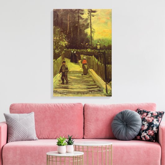 Piste in Montmartre von Vincent van Gogh Leinwanddruck (Insitu (Wohnzimmer))