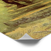 Piste in Montmartre von Vincent van Gogh Poster (Ecke)