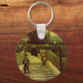 Piste in Montmartre von Vincent van Gogh Schlüsselanhänger (Vorderseite)