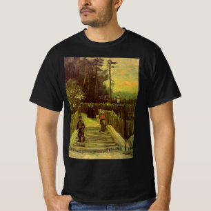 Piste in Montmartre von Vincent van Gogh T-Shirt