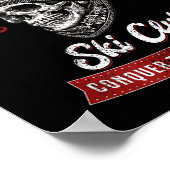 Pistenabsender Freestyle-Skifahrer Winter Poster (Ecke)