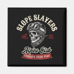 Pistenstürmer Freestyle-Skifahrer Winter Magnet