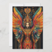 Pistis Sophia Gnostic Goddess Abstrakt Art Card Einladung (Vorderseite)