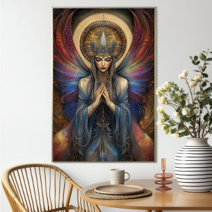 Pistis Sophia Gnostic Goddess Art Nouveau Malerei Poster