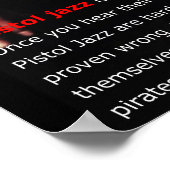 PISTOL JAZZ　ポスター（大） POSTER (Ecke)