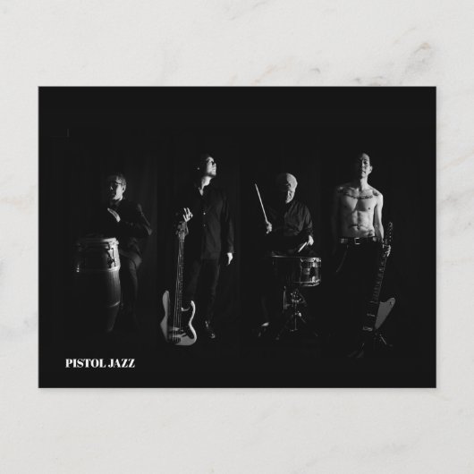 PISTOL JAZZ POSTKARTE (Vorderseite)