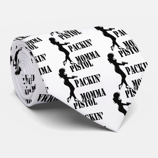 Pistol Packin' Momma 2 Krawatte (Gerollt)