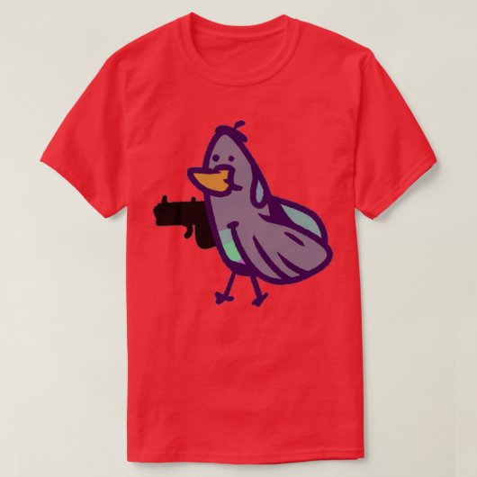 Pistol Pigeon T-Shirt (Design vorne)
