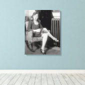 Pistole im Garten, 1922 Leinwanddruck (Insitu (Holzboden))