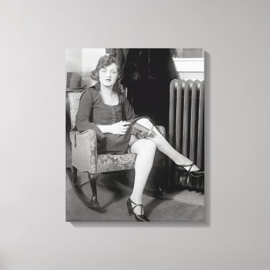 Pistole im Garten, 1922 Leinwanddruck (Vorderseite)