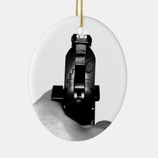 Pistole Keramik Ornament (Rechts)