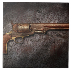 Pistole - Modell 1851 - 36 Kaliber Revolver Fliese