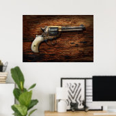 Pistole - Polizei - True Grit Poster (Heimbüro)