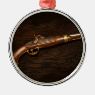 Pistole - US-Pistolmodell 1842 Silbernes Ornament