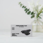 Pistolen-Gewehr-Visitenkarte Visitenkarte (Stehend Vorderseite)