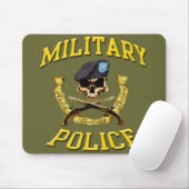 Pistolen mousepad des Militärpolizei-Schädel-w (Mit Mouse)