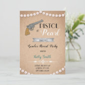 Pistolen oder Perlgeschlecht: Einladung (Stehend Vorderseite)