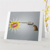 Pistolenknallflagge Karte (Gelbe Blume)