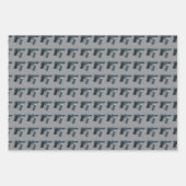 Pistolenmuster-Zielscheibe Geschenkpapier Set (Vorderseite)