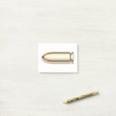 Pistolkugel Post-it Klebezettel (Auf Schreibtisch)