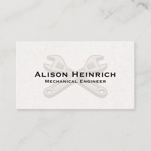 Piston Car Motor | Wrenches Visitenkarte (Vorderseite)