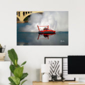 ‚Piston Power‘ Poster (Heimbüro)