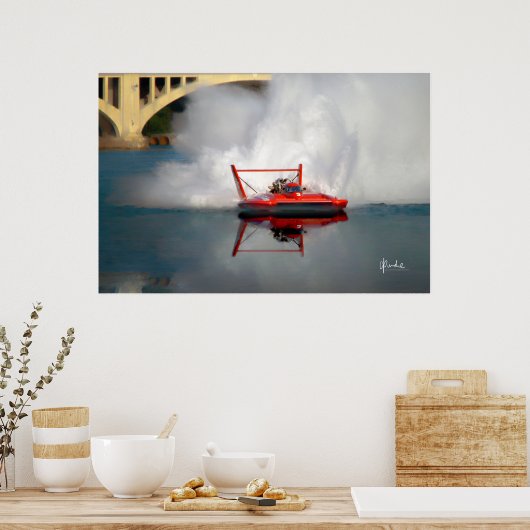 ‚Piston Power‘ Poster (Küche)