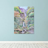 Pistyll Rhaadr Waterfall, Wales Leinwanddruck (Insitu (Holzboden))