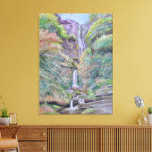 Pistyll Rhaadr Waterfall, Wales Leinwanddruck (Insitu (Wohnzimmer))