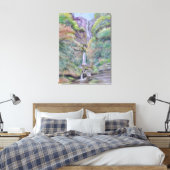Pistyll Rhaadr Waterfall, Wales Leinwanddruck (Insitu (Schlafzimmer))