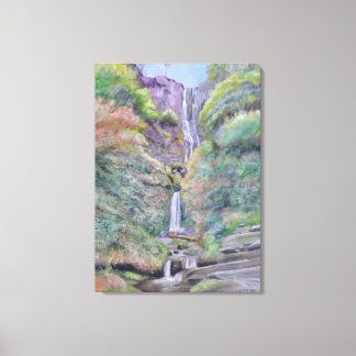 Pistyll Rhaadr Waterfall, Wales Leinwanddruck