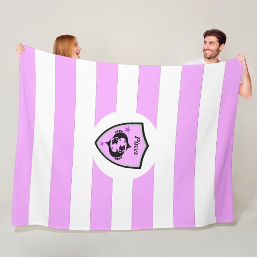 Pisus-Symbol Fleecedecke (Beispiel)